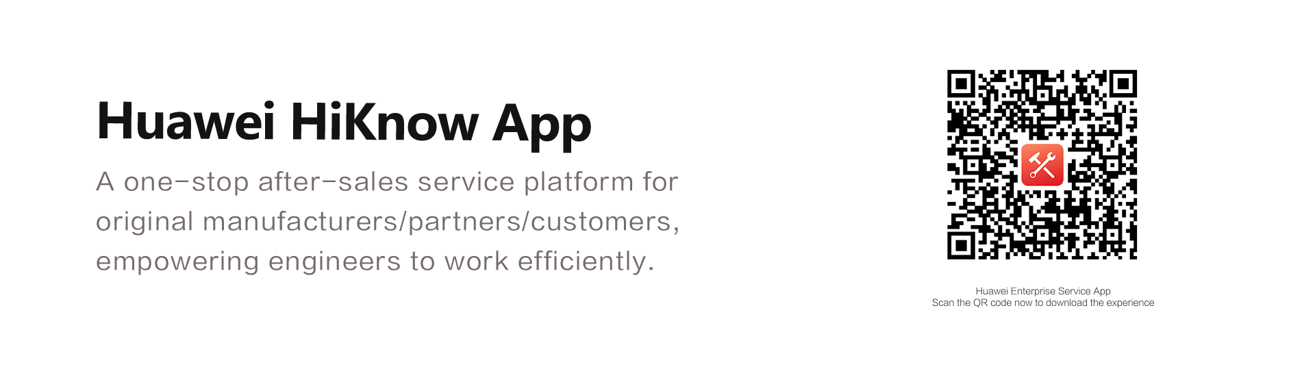Huawei HiKnow app, one-stop project delivery, maintenance, product document, and community communication